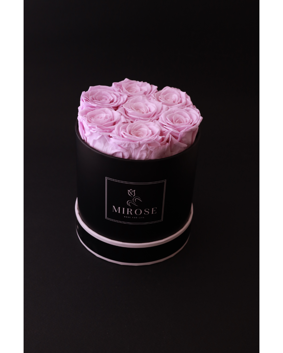 Mirose Eternal Rose Sweet Pink Small Round Box