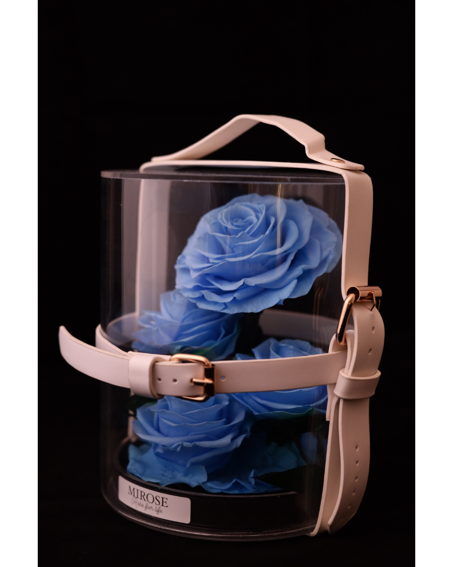 Mirose Eternal Rose Dusty Blue The Rose Bag