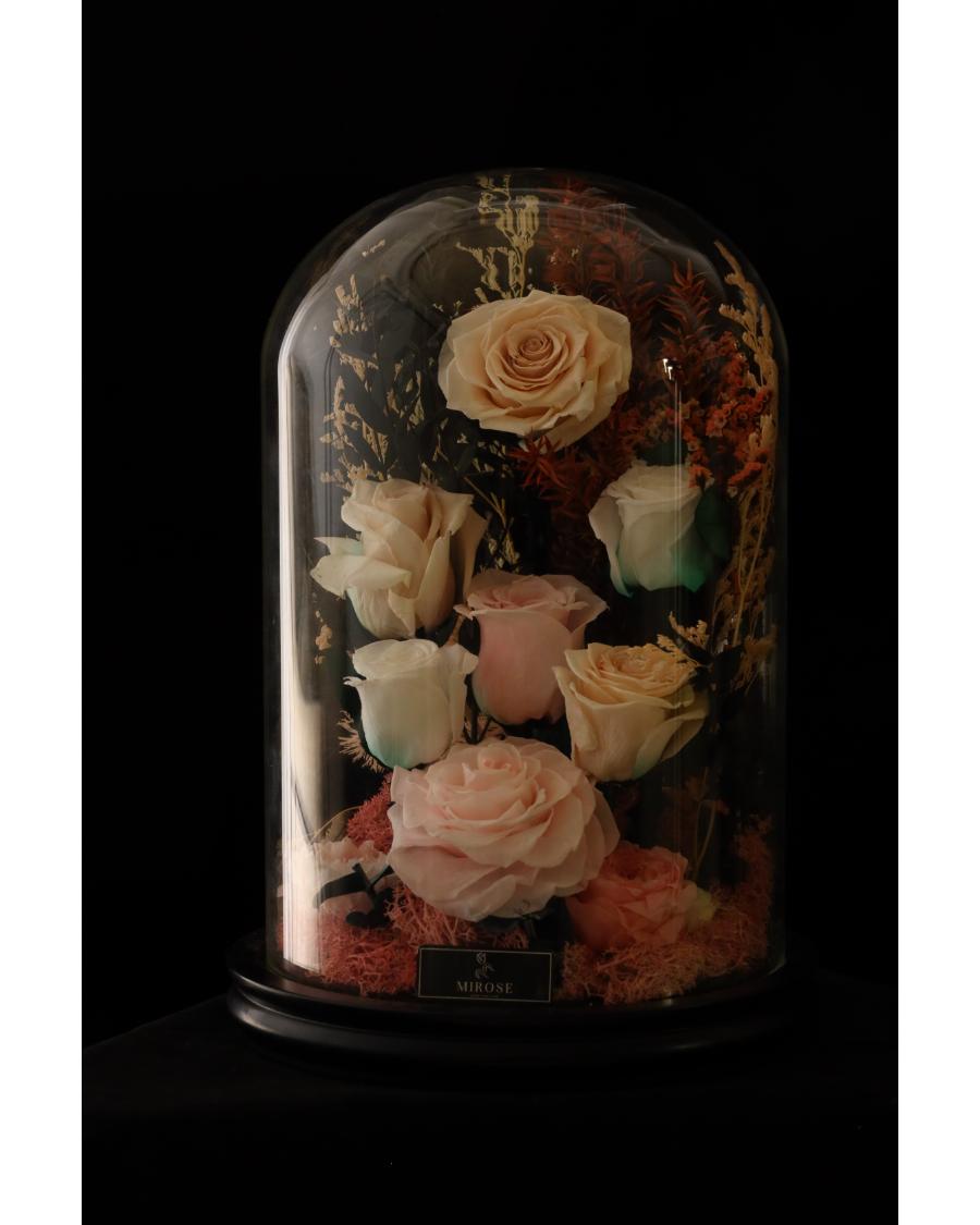 Mirose Eternal Rose Garden La Belle Rose Pink