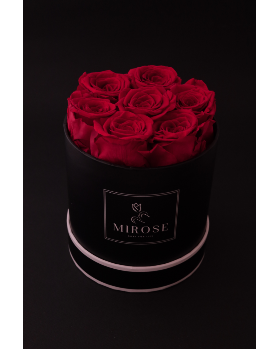 Mirose Eternal Rose Red  Small Round Box
