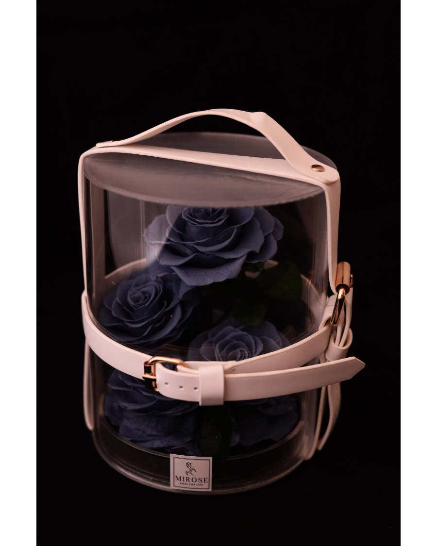 Mirose Eternal Rose Grey The Rose Bag